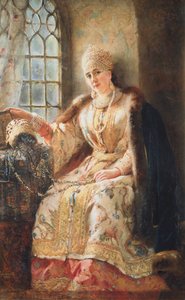 Femme de Boyar à la fenêtre, 1885 - Konstantin Egorovich Makovsky